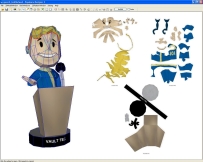 Fallout 3 speech bobblehead papercraft