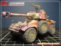 3D紙模-Panhard AML90 裝甲偵查車