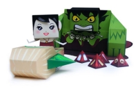Timun Mas Paper Toy (Indonesian Folklore)