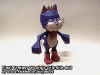 Caith Sith Doll Papercraft (Final Fantasy X)