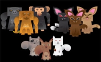 Deadly Furry Cute Papercrafts