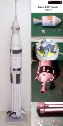 Real Spacecraft-Saturn 1b as configured to the ASTP project