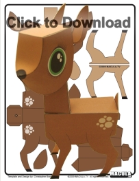 Deer Paper Craft