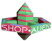 Alien Santa's Orbital Workshop Model