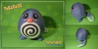 Paperpokes Poliwag Doll 蚊香蝌蚪