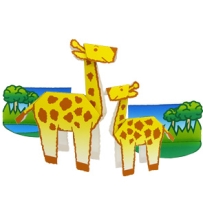 giraffe-b/長頸鹿