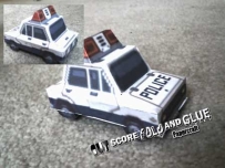 Mega Man Legends - Police Car Papercraft