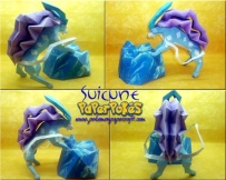 Pokemon Suicune Papercraft 水君