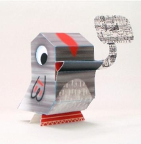 Nanibird Paper Toys - Blur Bird