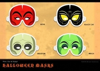 2010 Halloween Mask Papercrafts (Goobeetsa)