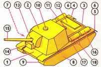 ABC minimodels-ISU-152 TANK