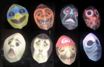 PAPER ZELDA-MAJORA'S MASK HAPPY MASKS