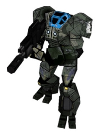 Command & Conquer Papercraft - GDI Zone Trooper