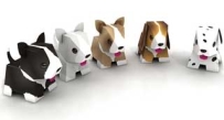 Puppy Paper Toys
