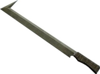 LOTR Papercraft: Uruk-hai Scimitar Sword