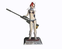 Gurren Lagann - Yoko Littner Papercraft (天元突破)