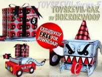 TRE Birthday Car Paper Toy (TOYSREVIL)