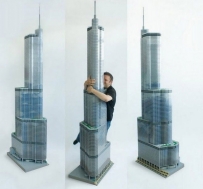 65000塊樂高拼出世界最高摩天大樓
