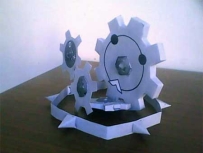 Pokemon Gigigiaru Papercraft 輪輪輪齒輪