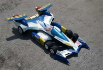 AKF11 Super Asurada Papercraft (Race Car)