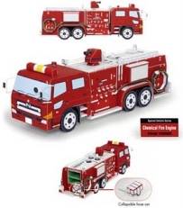 Chemical Fire Engine Papercraft "Foam Tender" 化學消防車