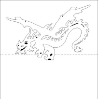 POP-UP DRAGON-PATTERN