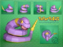 Pokemon Ekans Papercraft 阿柏蛇
