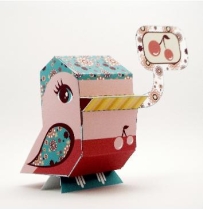 Nanibird Paper Toys - Cherry Love