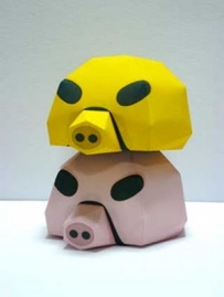 Mother 3 - Pig Mask Papercraft