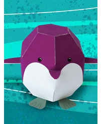 Zooguu - Penguin Paper Toy