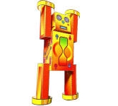 Robot-33-Straight Yellow Arms