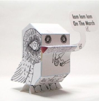 Nanibird Paper Toys - On The March