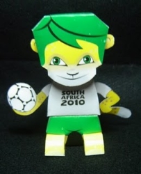 Zakumi Papertoy : 2010 FIFA World Cup Mascot