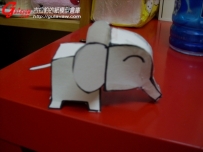 紙模型 小象