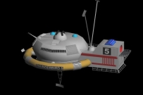 Gary Pilsworth's Paper Model of the "Thunderbird 5" Space Station