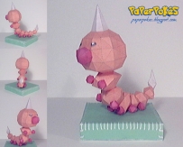 Paperpokes Weedle Doll 獨角蟲