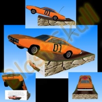 The Dukes of Hazzard - The General Lee Papercraft 飆風天王