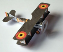 SPAD VII Biplane Papercraft (Ciselet)
