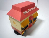 McDonalds Big America Papercraft