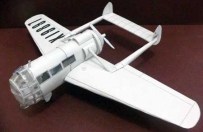 Abrams P1 Explorer Papercraft (Aircraft)