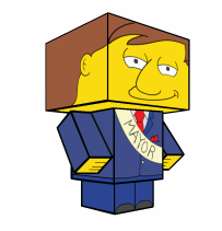 辛普森家庭 Mayor Quimby, Simpsons Cubee