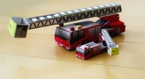 Fire Engine Papercraft - Morita Super Gyro Ladder