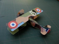 SPAD XIII Biplane Papercraft