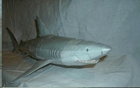Realistic shark papercraft