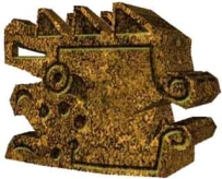 Tomb Raider Papercraft - Peru Gold Artifact