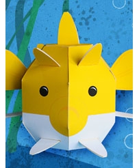 Zooguu - Fugu (pufferfish) Paper Toy