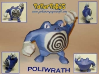 Pokemon Poliwrath Papercraft 快泳蛙 大力蛙