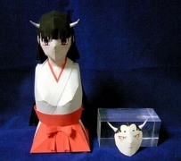 Anime Papercraft - Onimiko Demon Priestess