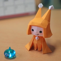 Food Gnome Papercraft - Kobito