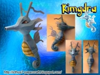 Pokemon Papercraft - Kingdra 刺龍王